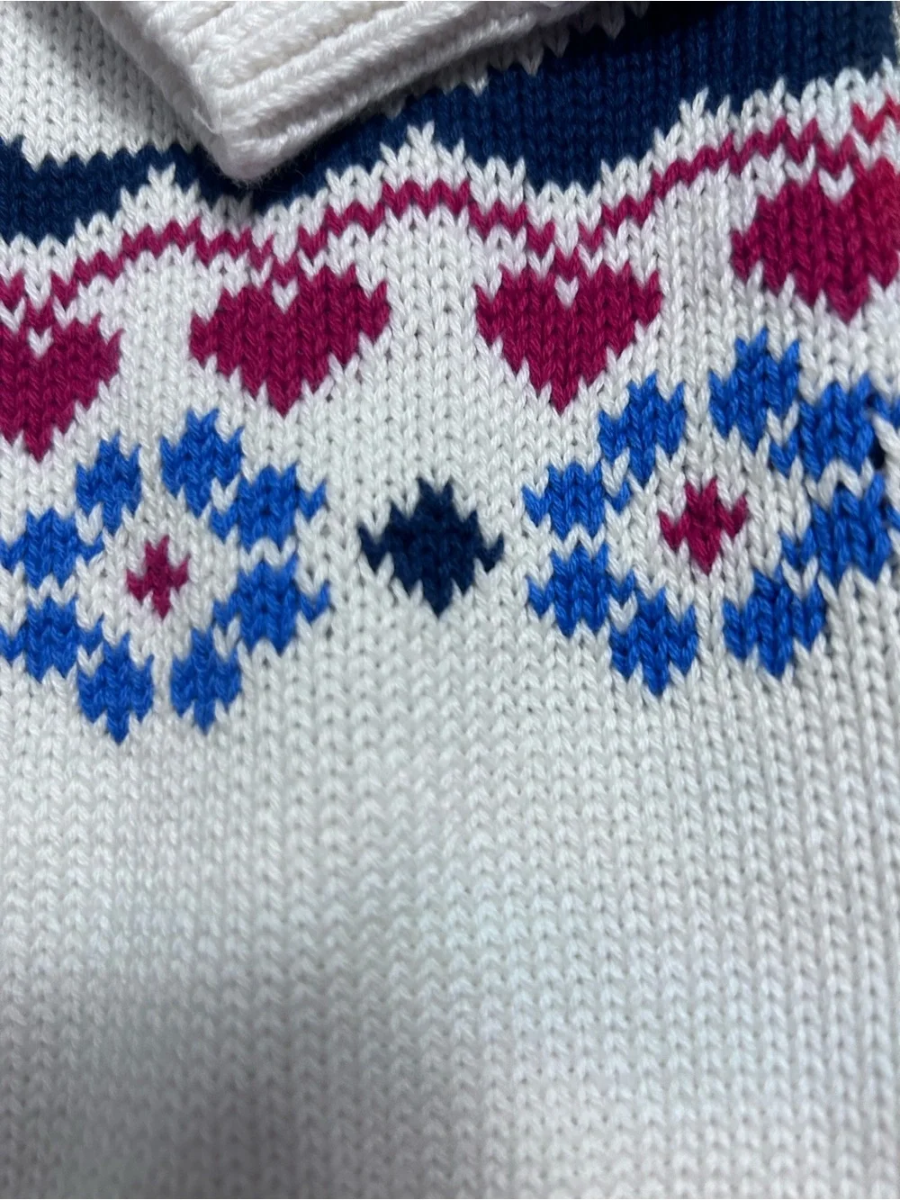 Old Navy White Knit Sweater with Navy Fisherman Style NWT Size 4T